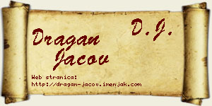 Dragan Jačov vizit kartica
